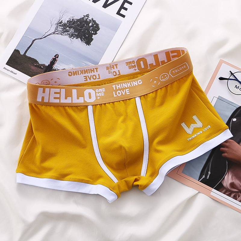 3x Tropiska HELLO Boxershorts i Bomull