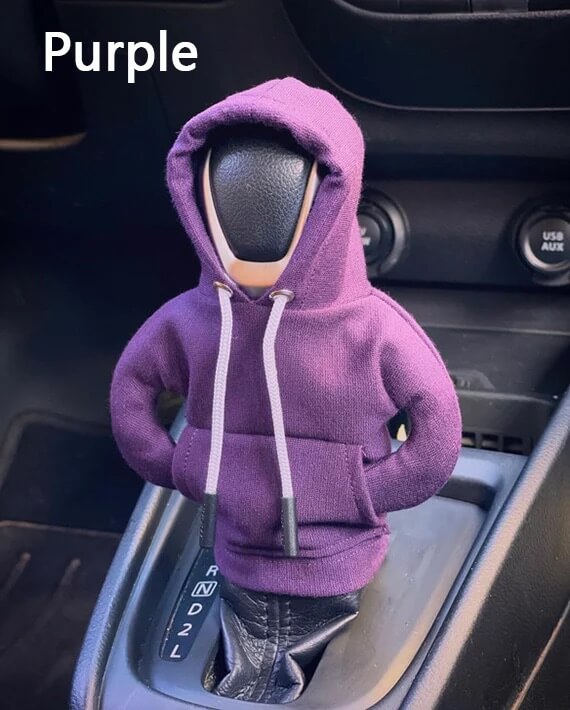 Hoodie bil växelspakskåpa