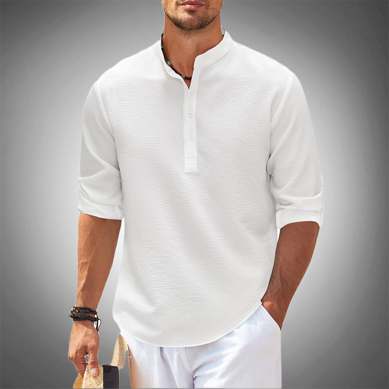 Charleston Contemporary Henley-skjorta