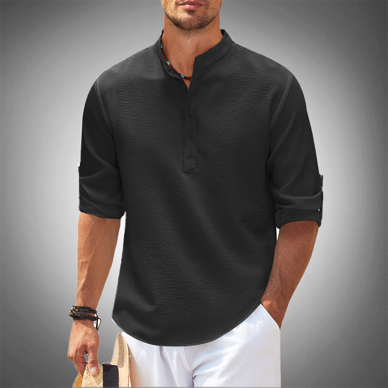 Charleston Contemporary Henley-skjorta