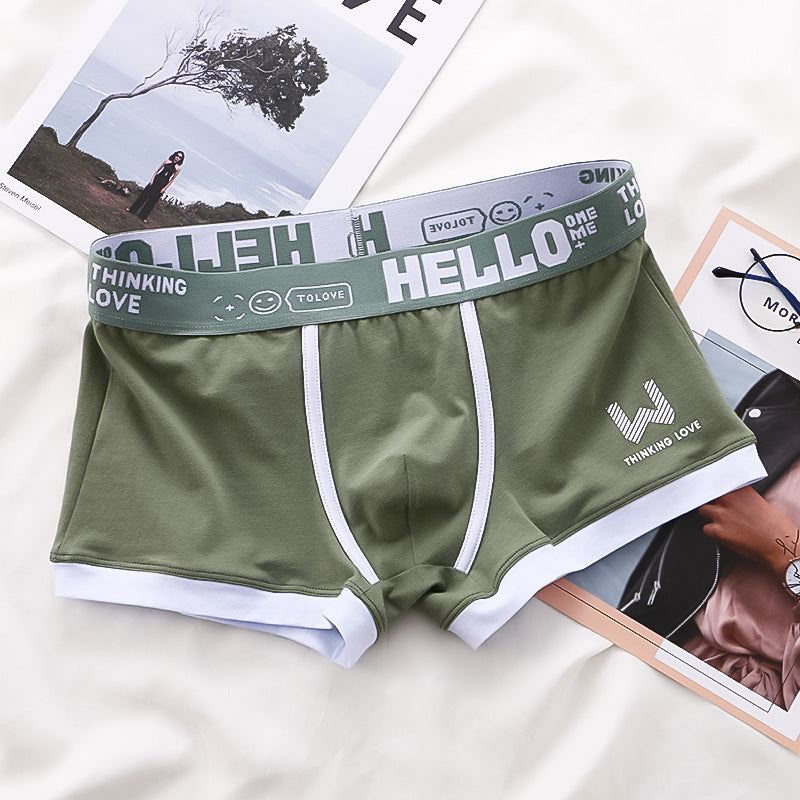 3x Tropiska HELLO Boxershorts i Bomull