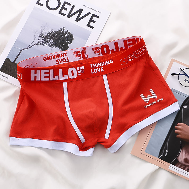 3x Tropiska HELLO Boxershorts i Bomull