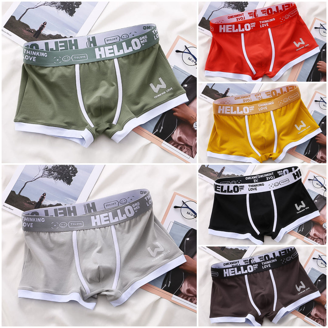 3x Tropiska HELLO Boxershorts i Bomull