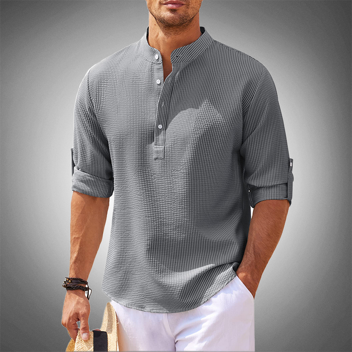 Charleston Contemporary Henley-skjorta