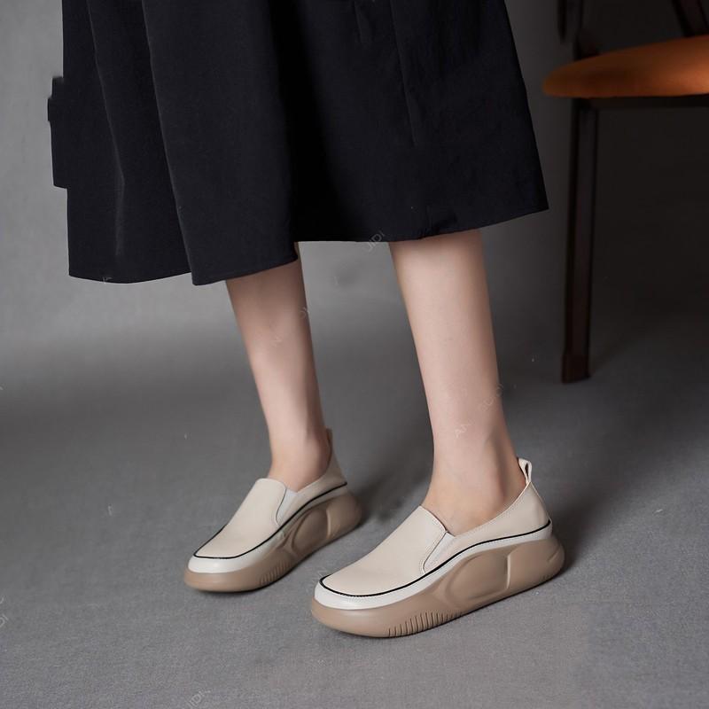 Bekväma ortopediska slip-on flats för kvinno